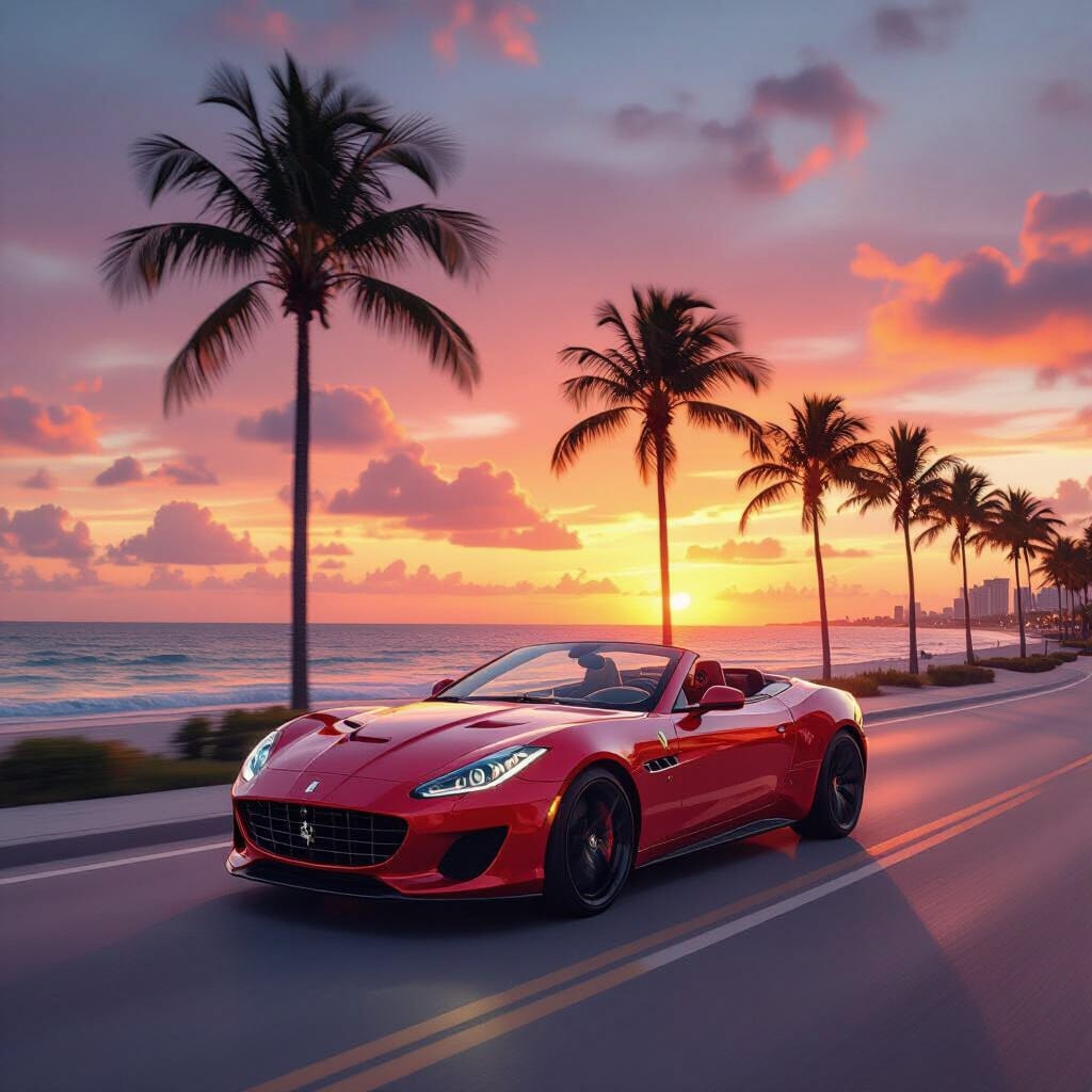 10 найкращих мальовничих маршрутів по Маямі на розкішному автомобілі