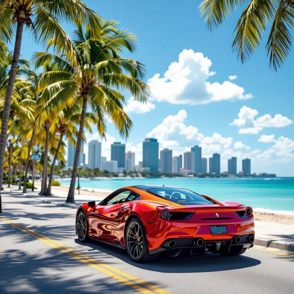 Por que alugar um carro de luxo em Miami é a escolha perfeita